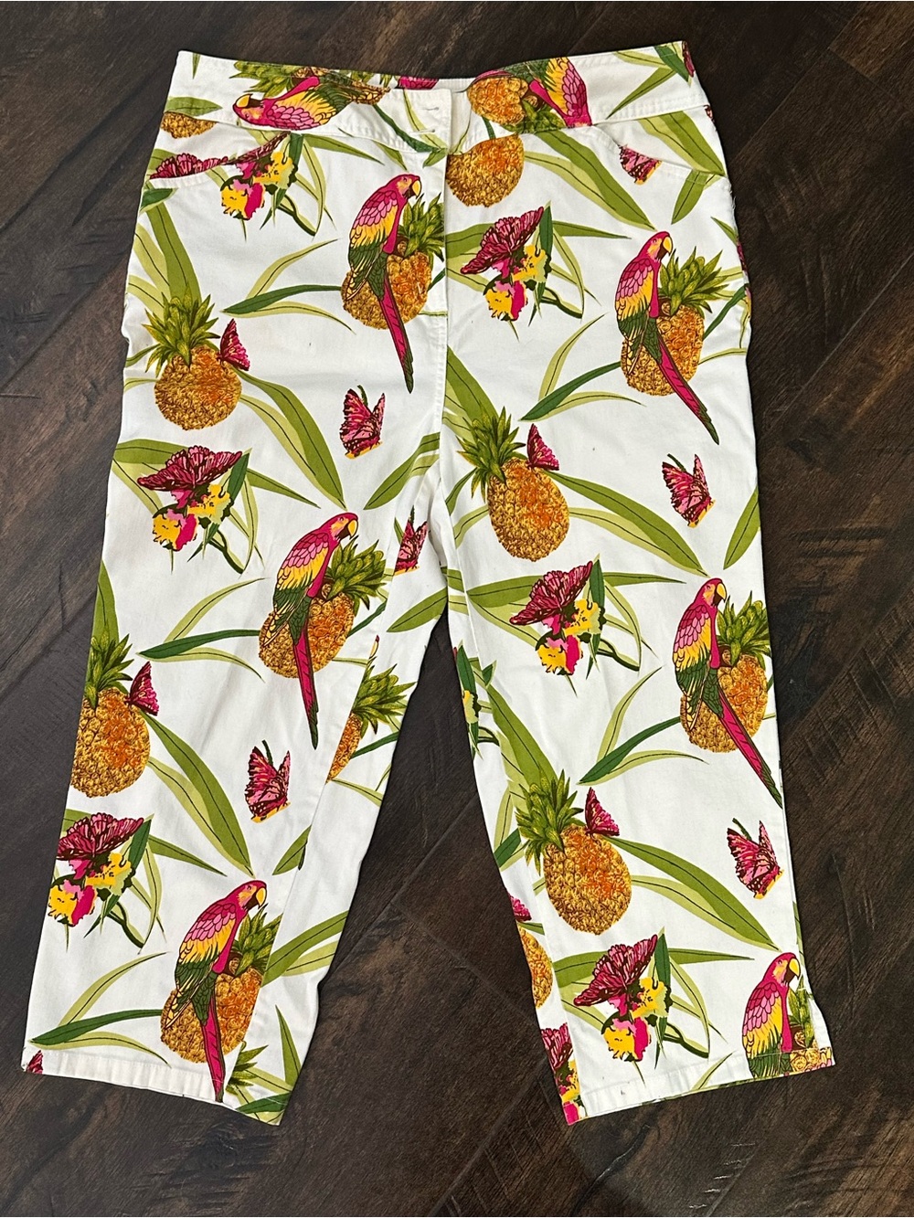 Vintage BILL BLASS Jeans women’s tropical capris